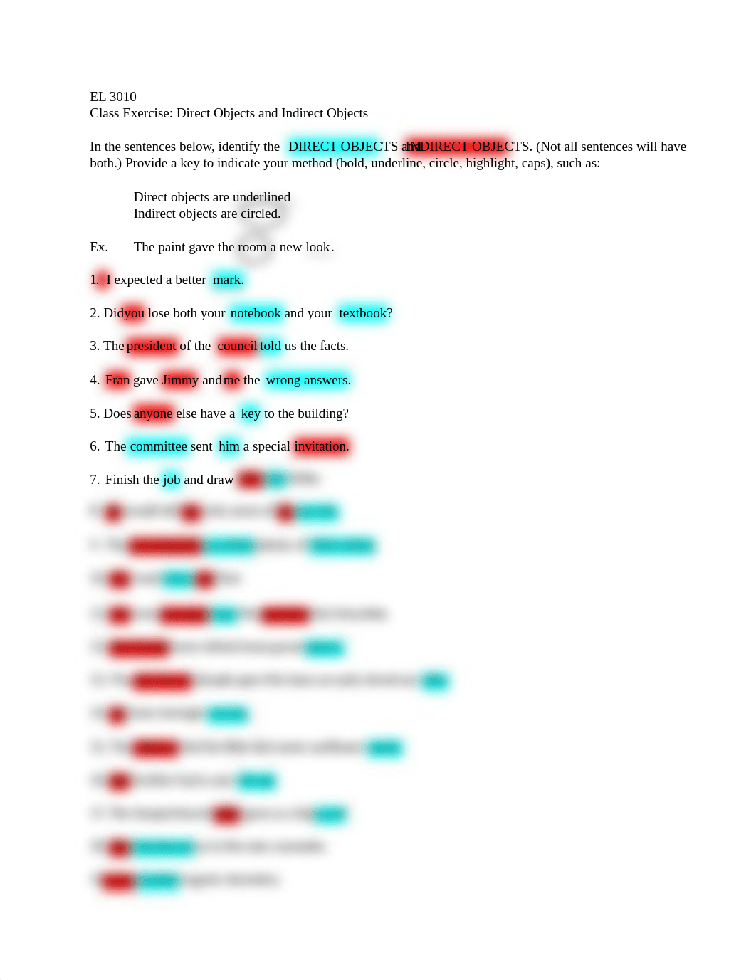 CLASS EXERCISE 7--Direct Objects and Indirect Objects.docx_dad46aol4nm_page1