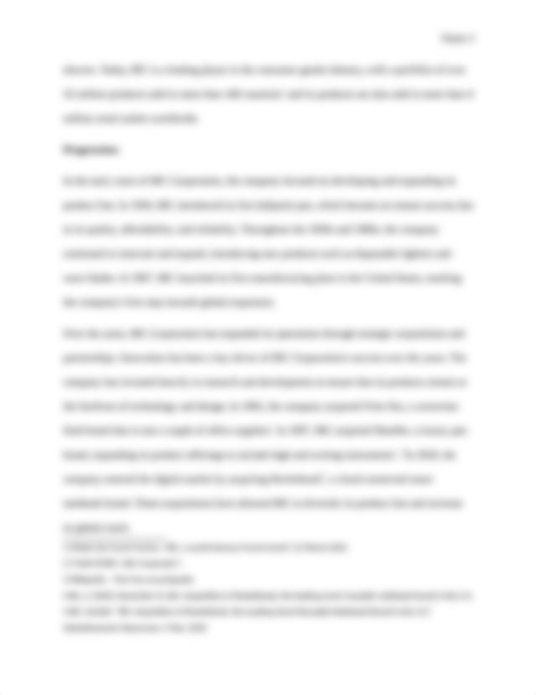 BIC CORPORATION COMPANY  Research paper.docx_dad5iypygol_page2