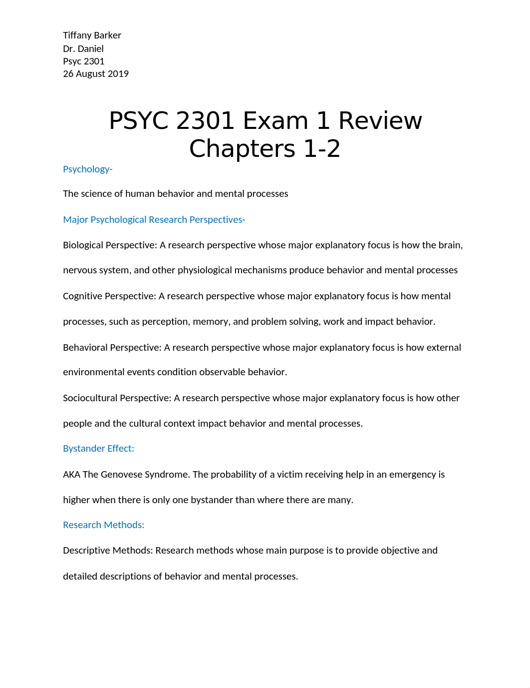 PSYC 2301 Exam 1 Review Chapters 1.docx_daejcqgr54f_page1