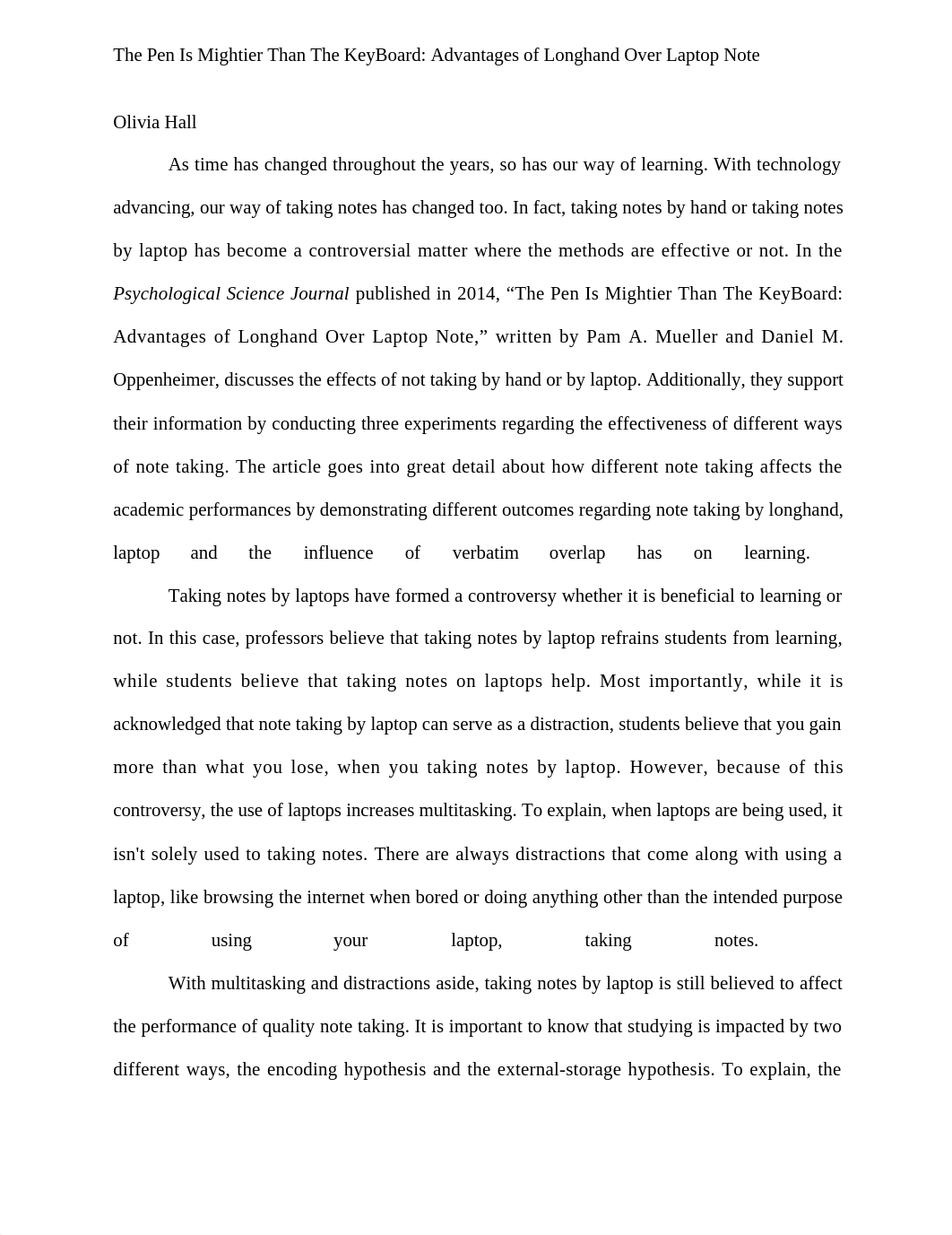 The Pen Is Mightier Than The KeyBoard_ Advantages of Longhand Over Laptop .docx_daf30lkmw2c_page1