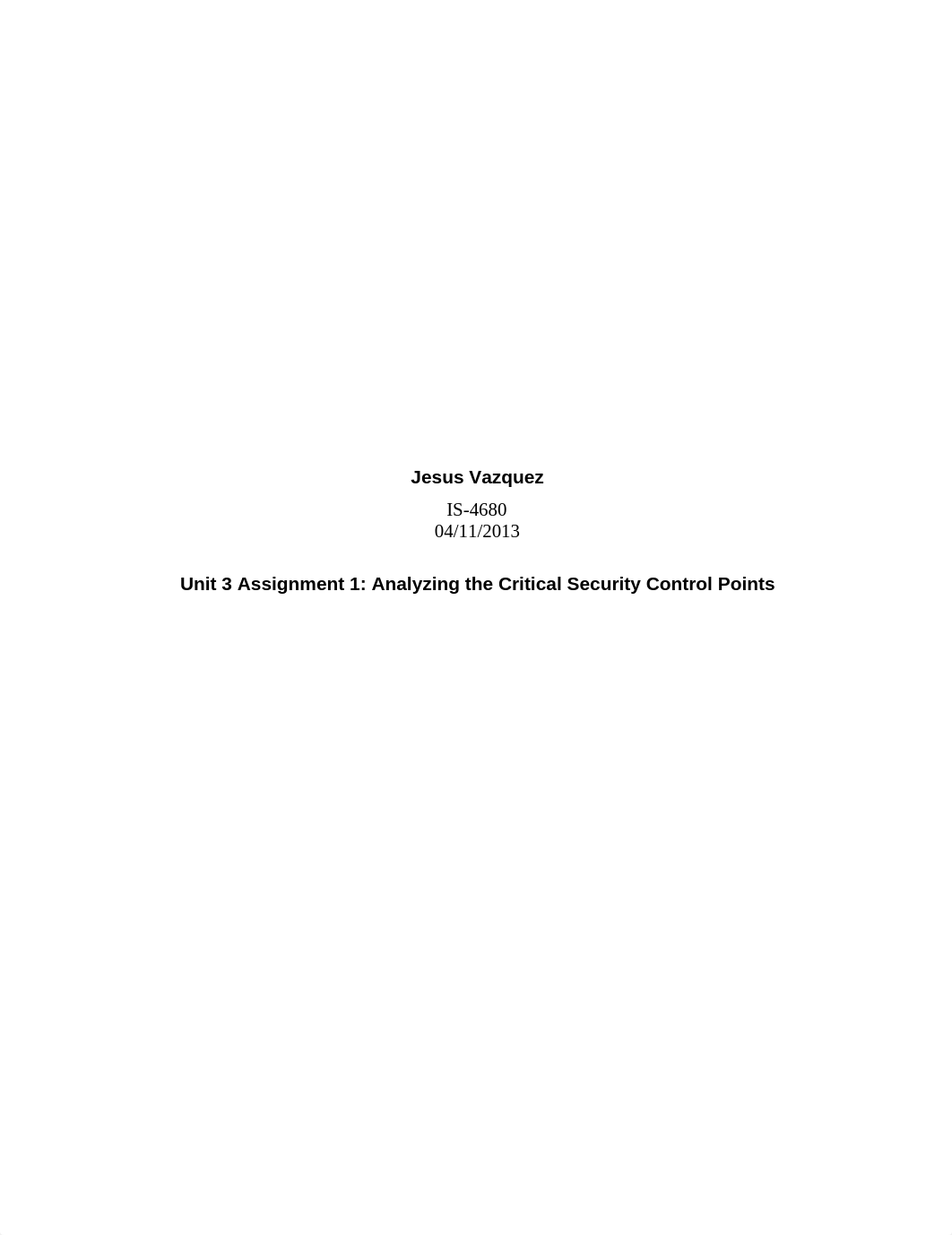 Unit 3 Assignment 1 Analyzing the Critical Security Control Points_daf335eyhi0_page1