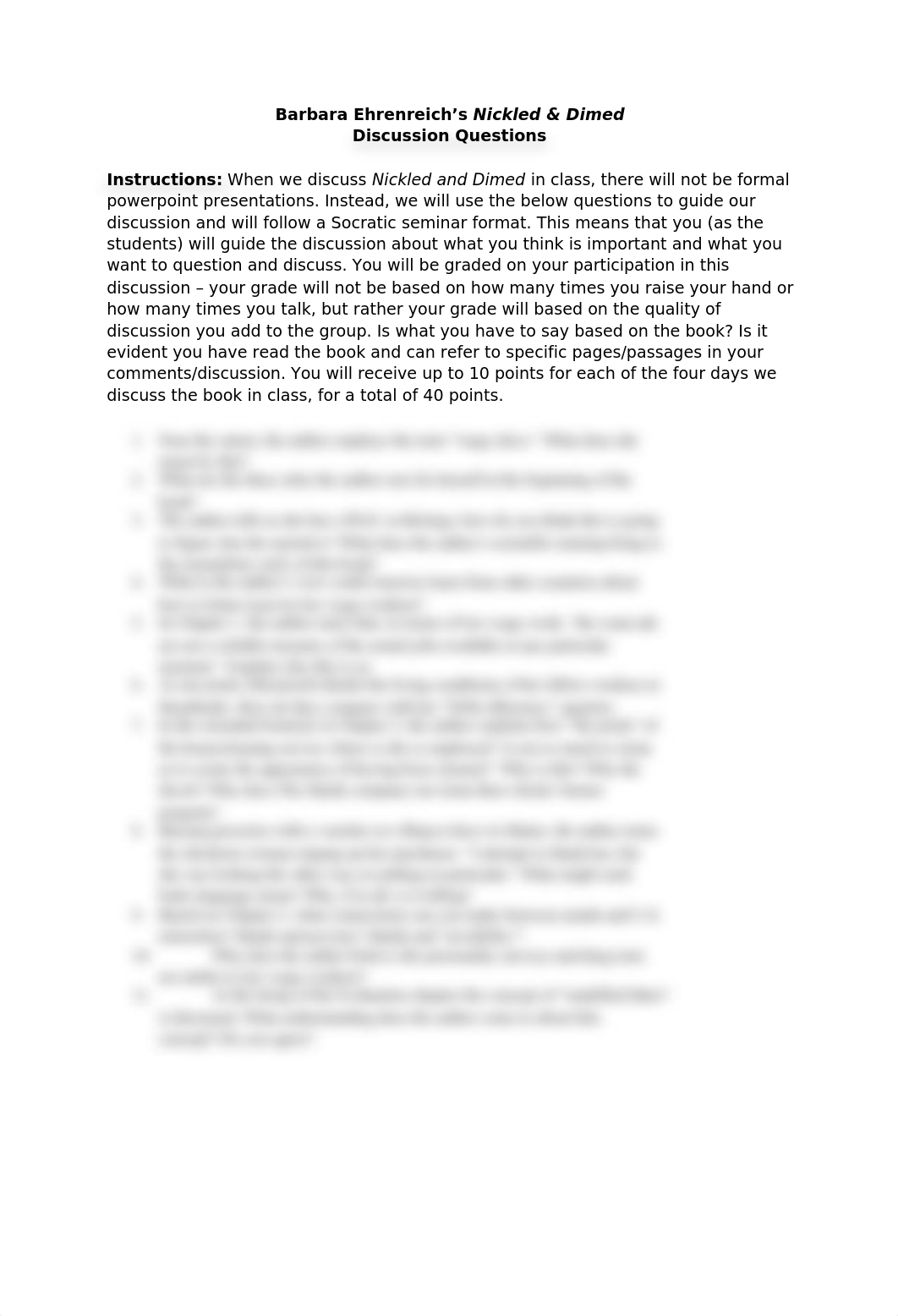 Nickled+and+Dimed+Discussion+Questions_daf81fgkuex_page1