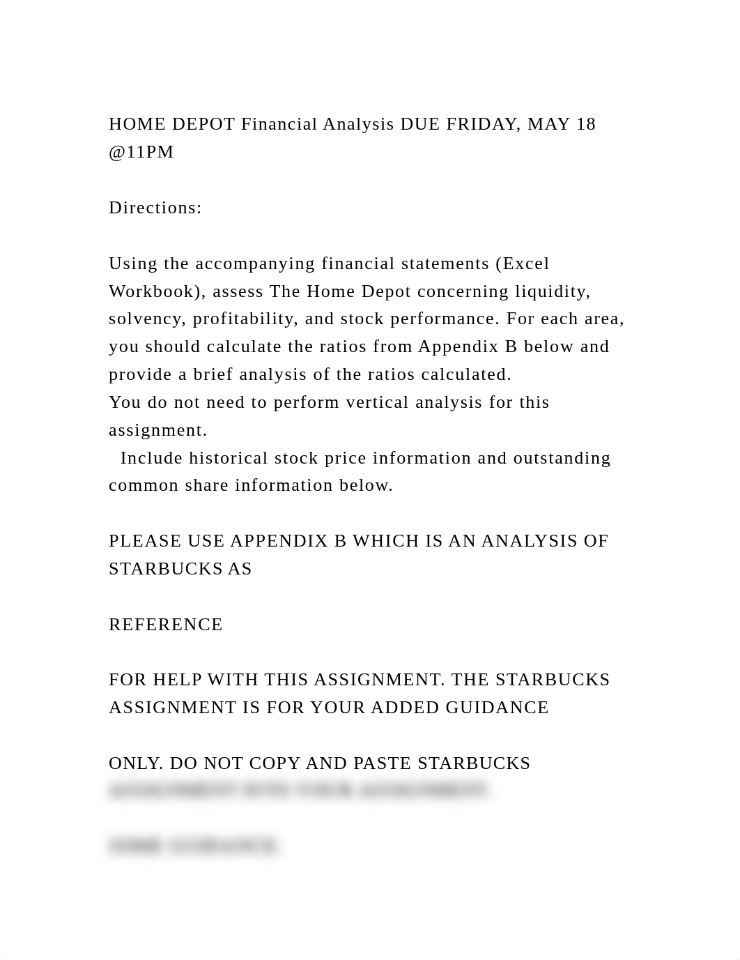 HOME DEPOT Financial Analysis  DUE FRIDAY, MAY 18 @11PMDirection.docx_daf968ezjmq_page2