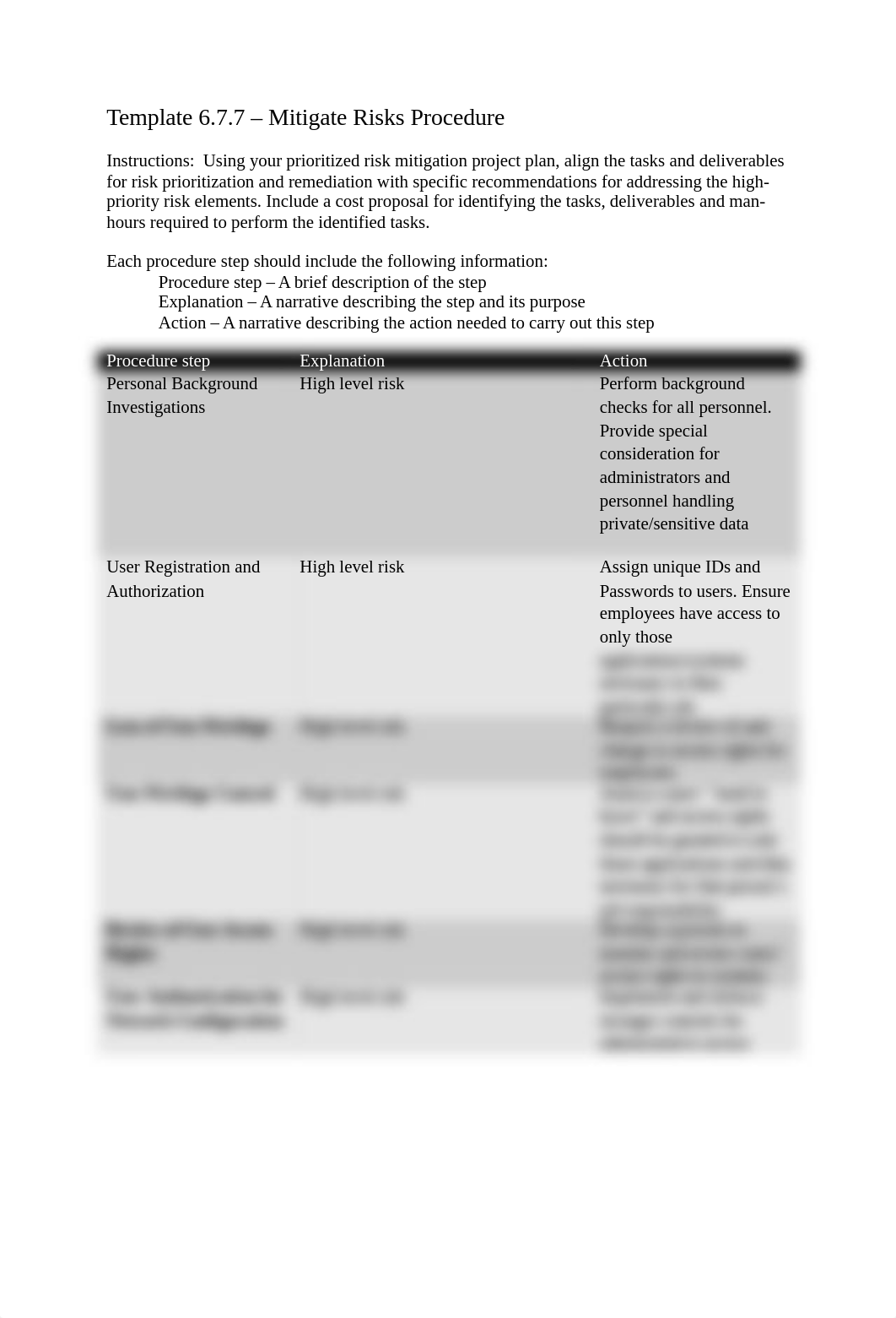 7 Mitigate Risks Procedure.docx_daf9754j9nt_page1