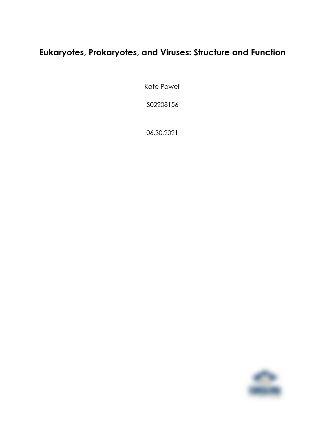 L 2.3 Prokaryotes, Eukaryotes and Viruses POWELL.pdf_dafgnerdfvu_page1