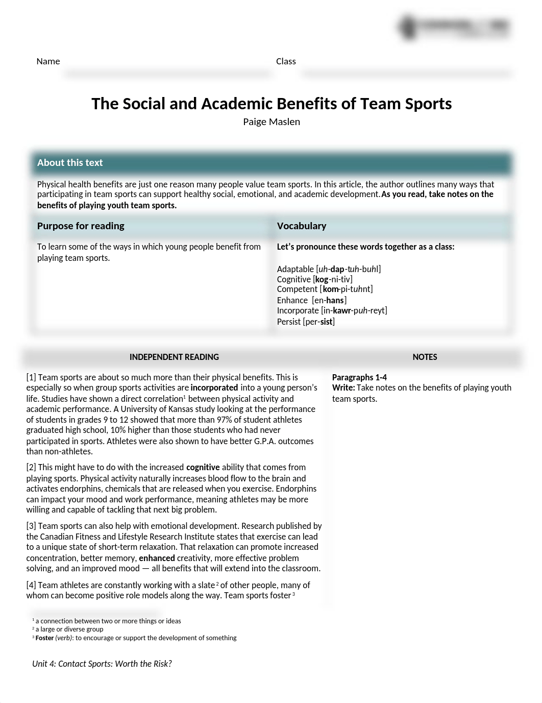 13._8G_Unit_4_The_Social_and_Academic_Benefits_of_Team_Sports.docx_dafph9fz2u4_page1