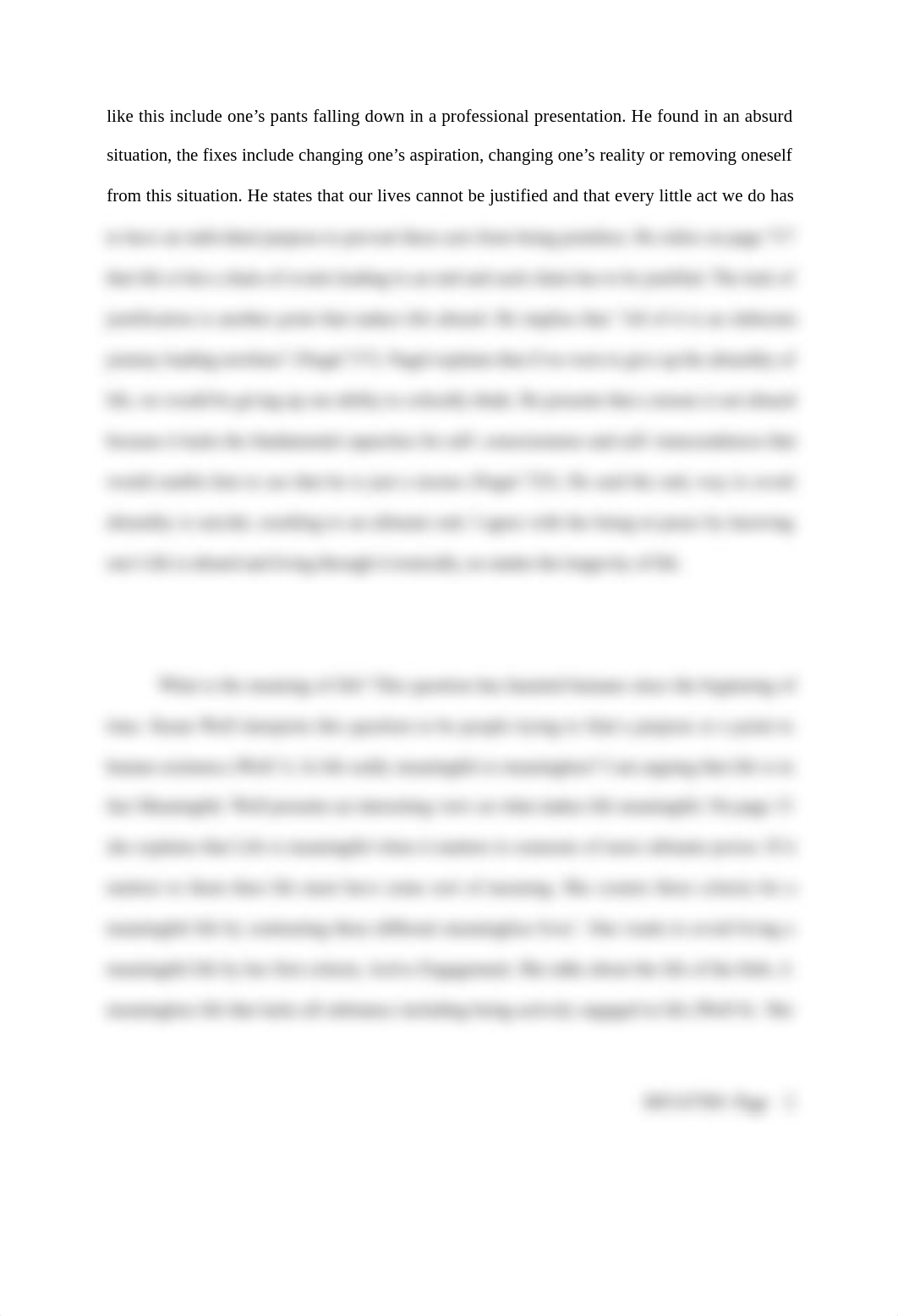 The Meaning and Absurdity of Life-ESSAY 2.docx_dafyad3ee32_page2