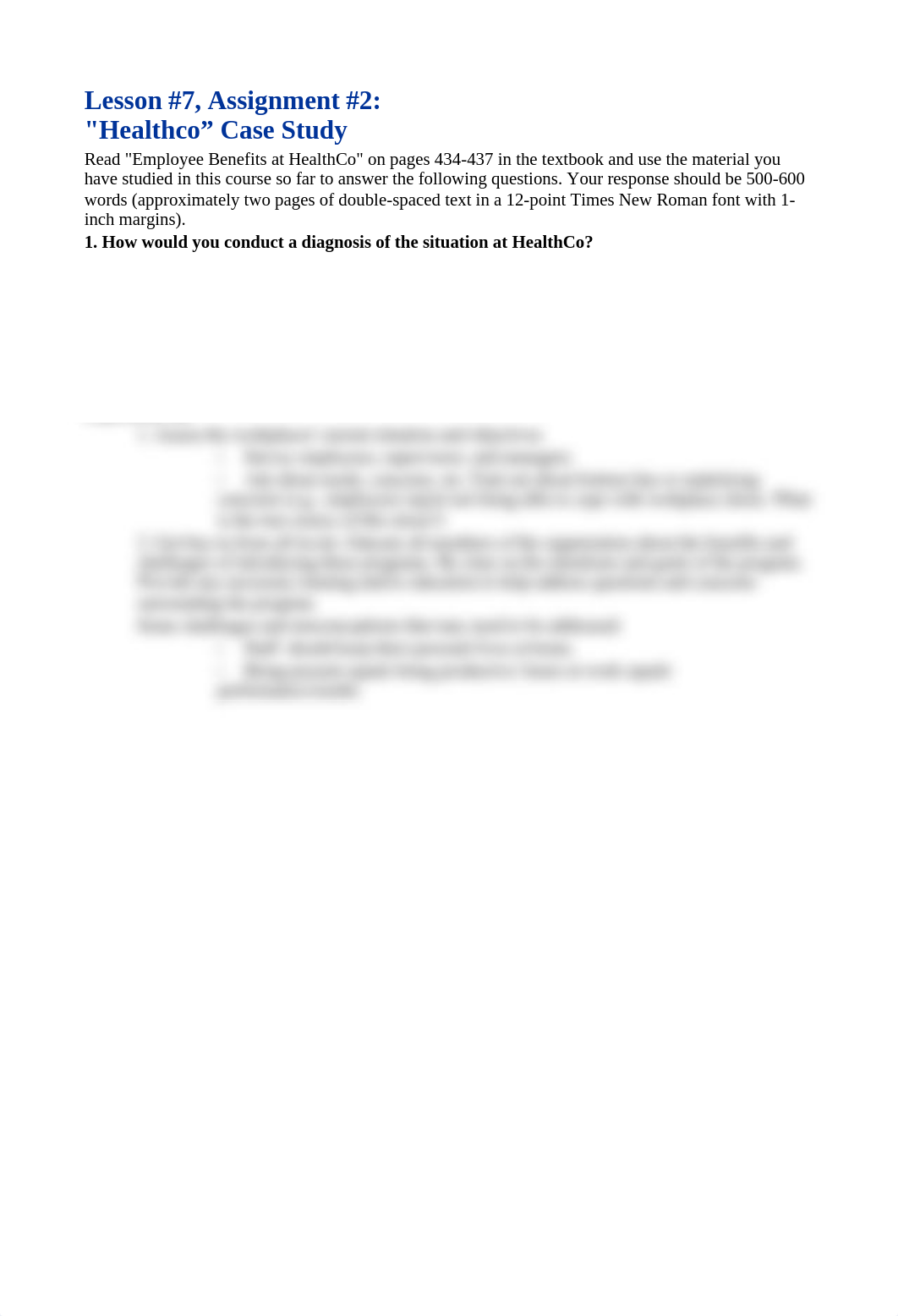 Lesson #7  Assignment #2  Case Study - Healthco_dafygkpfb2c_page1