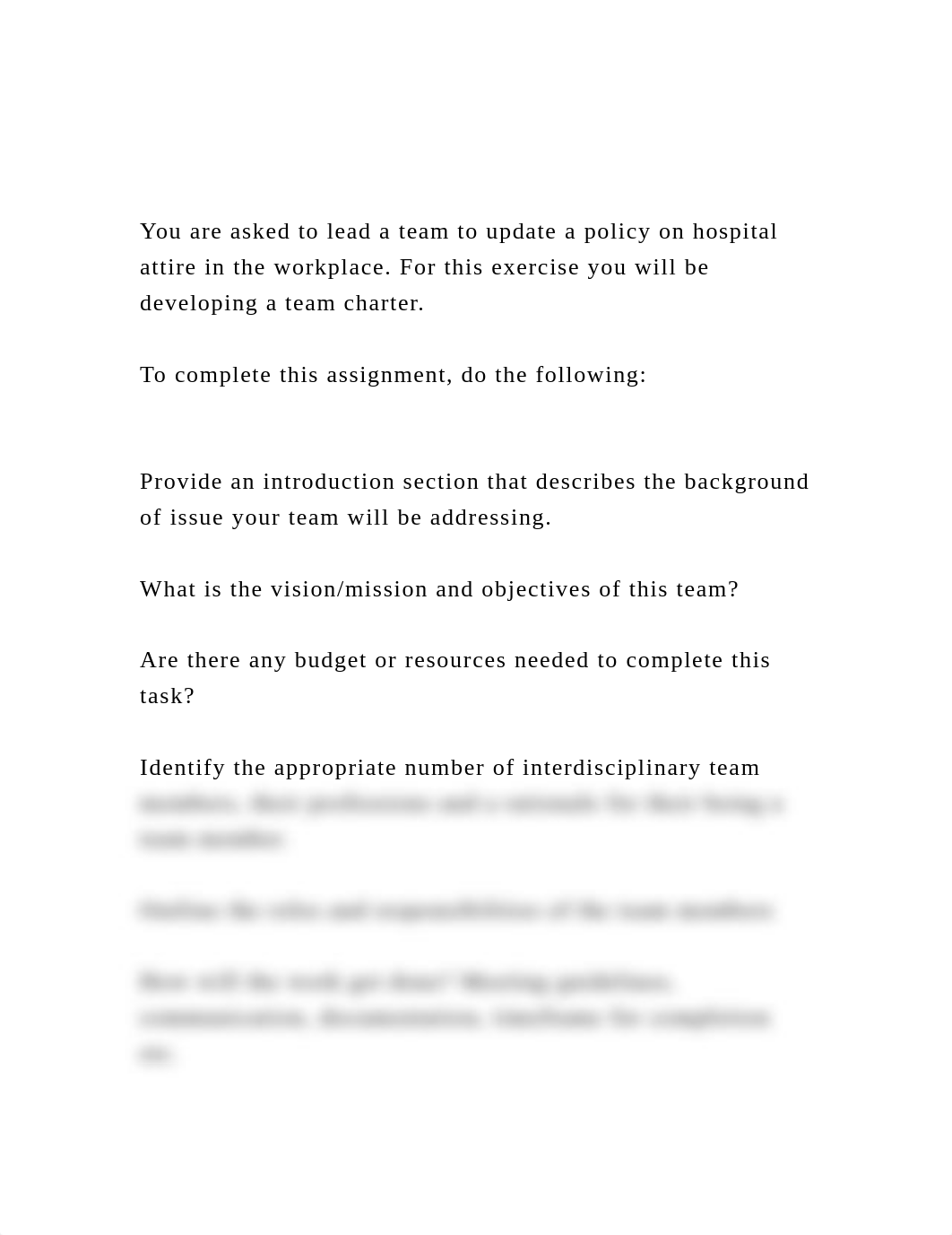 You are asked to lead a team to update a policy on hospital atti.docx_dagavdhutsk_page2