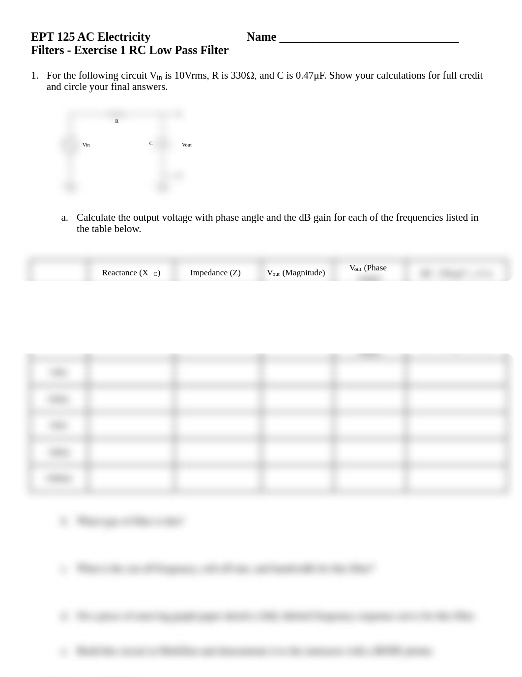 Filters - Exercise 1 RC Low Pass Filter.pdf_dagbb1vuood_page1