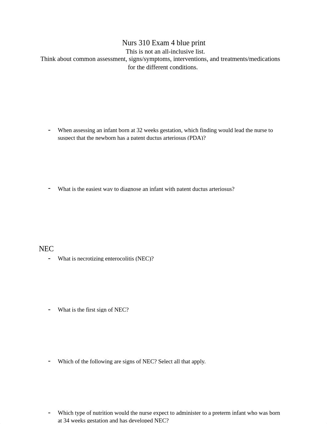 Nurs 310 blue print exam 4.docx_daghlzxtxb9_page1