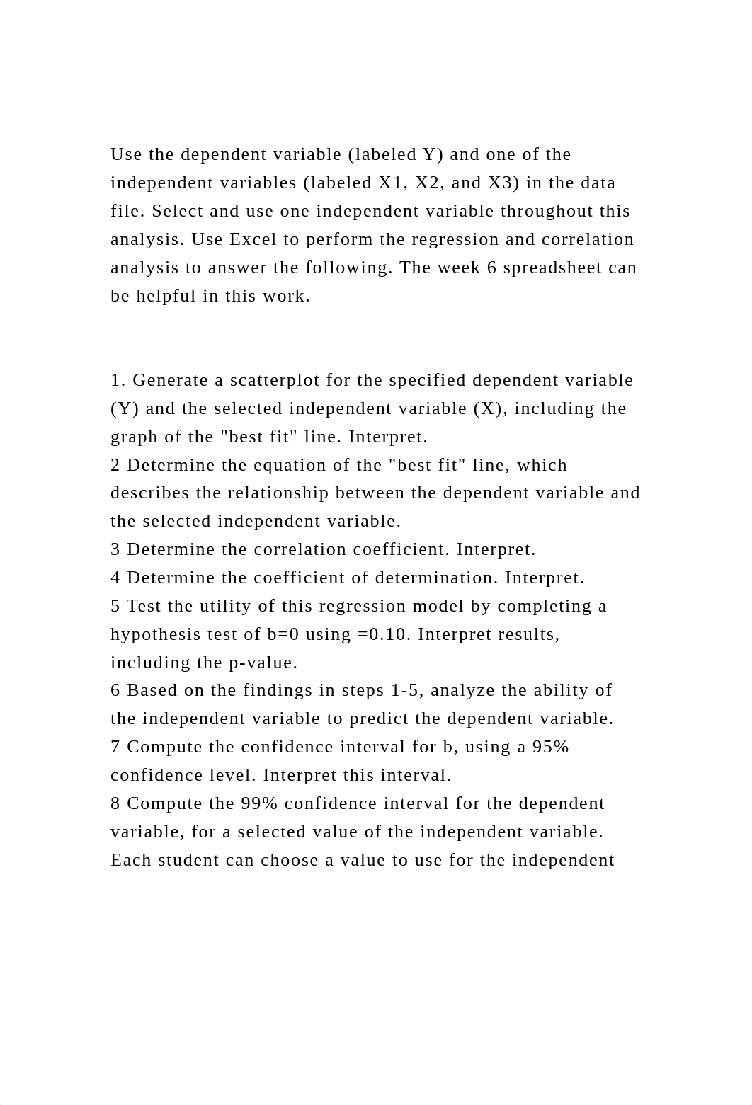 Use the dependent variable (labeled Y) and one of the independent .docx_dagqiw1oin3_page2