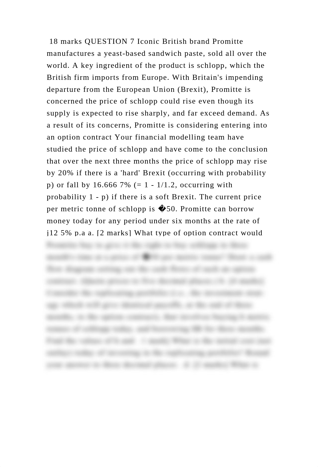 18 marks QUESTION 7 Iconic British brand Promitte manufactures a yeas.docx_dagtfj96n53_page2