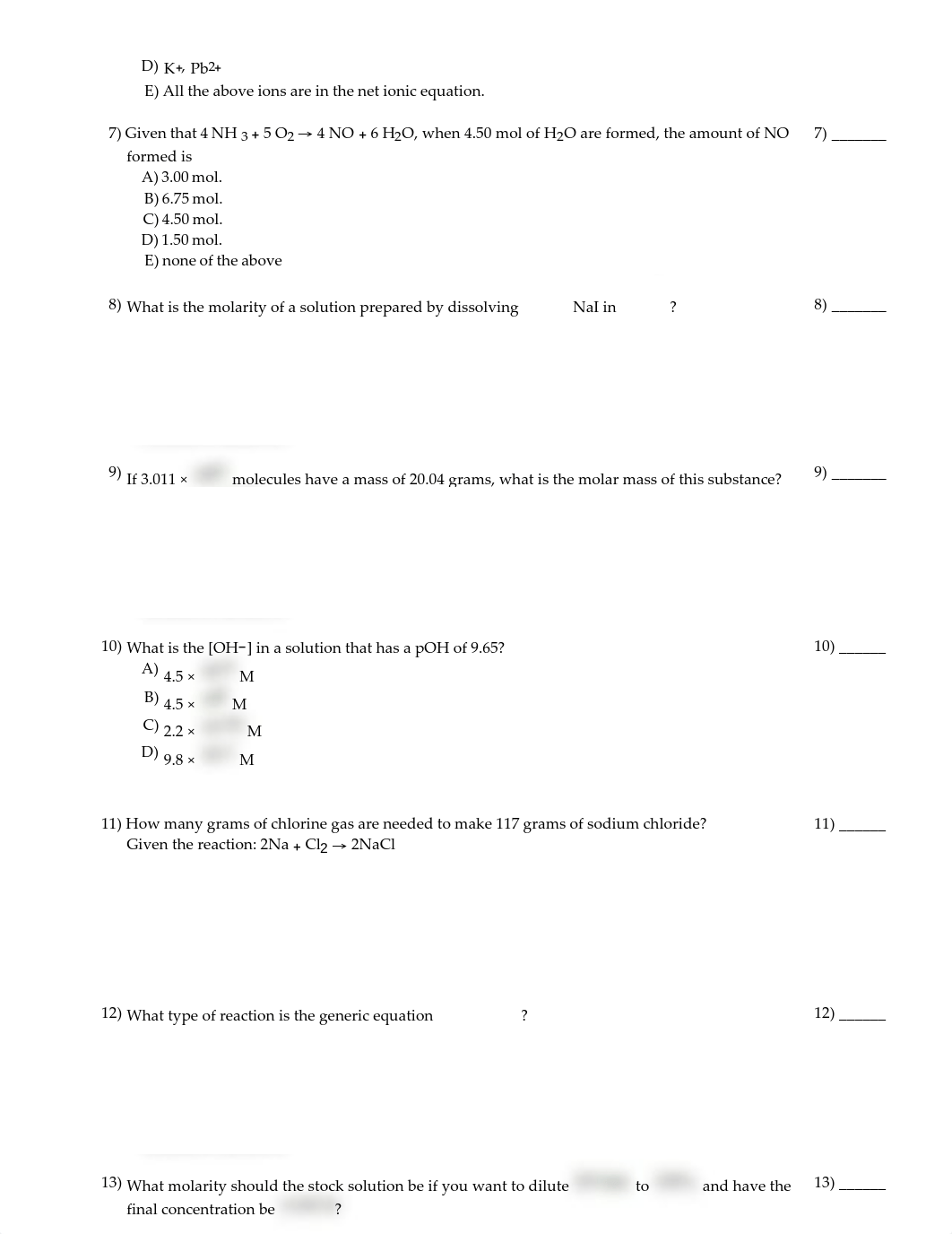 general chemistry phs 1015 spring 2013 practice exam 3a_dagxvhbr96b_page2