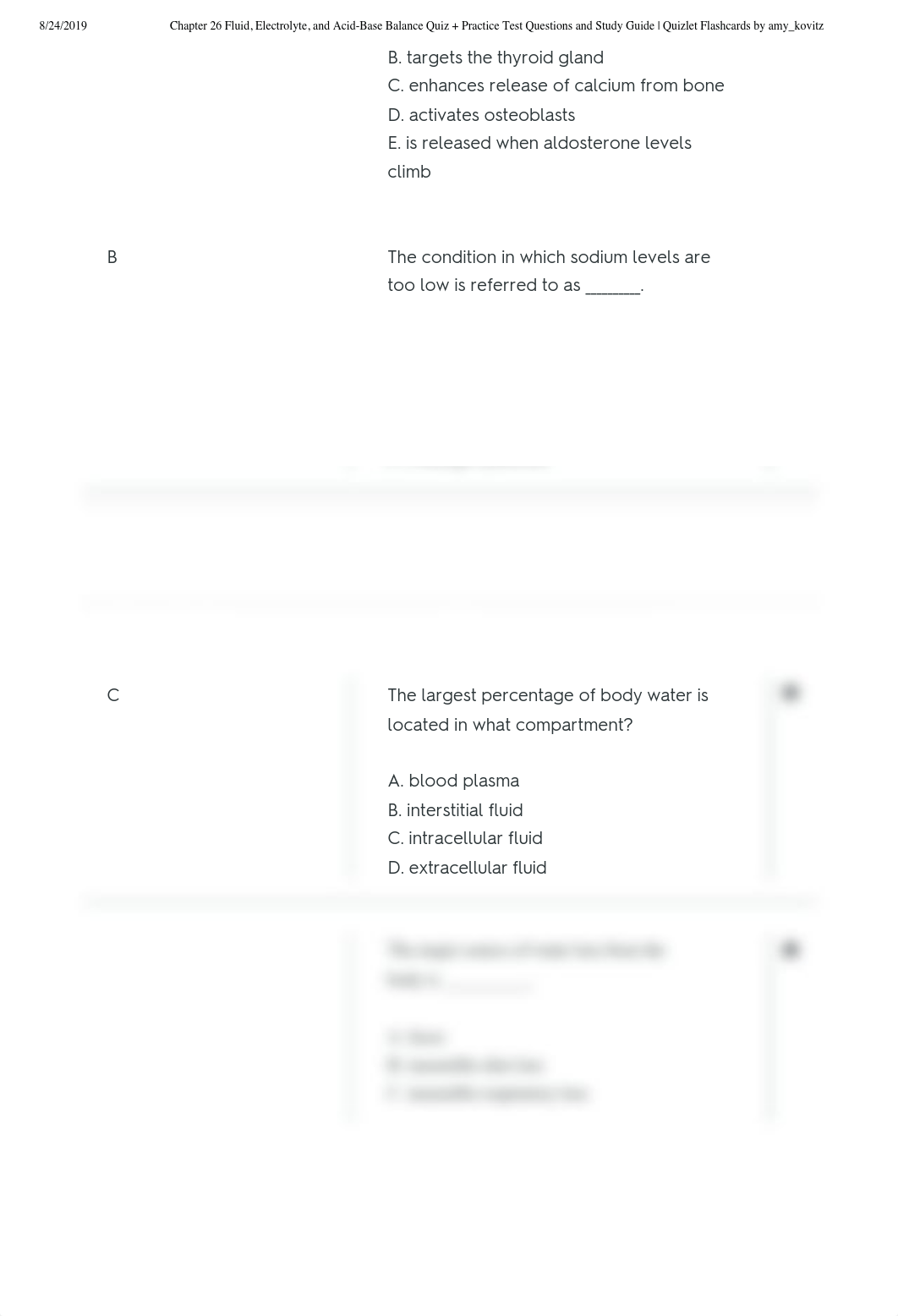 Chapter 26 Fluid, Electrolyte, and Acid-Base Balance Quiz + Practice Test Questions and Study Guide_dah0276rlvv_page3