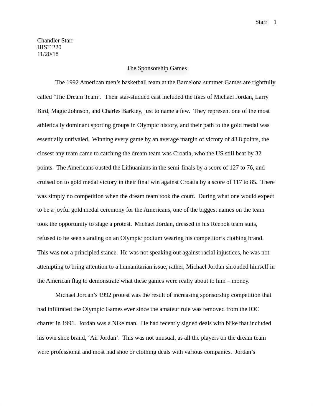 Olympic research essay .docx_dah3zb9codv_page1