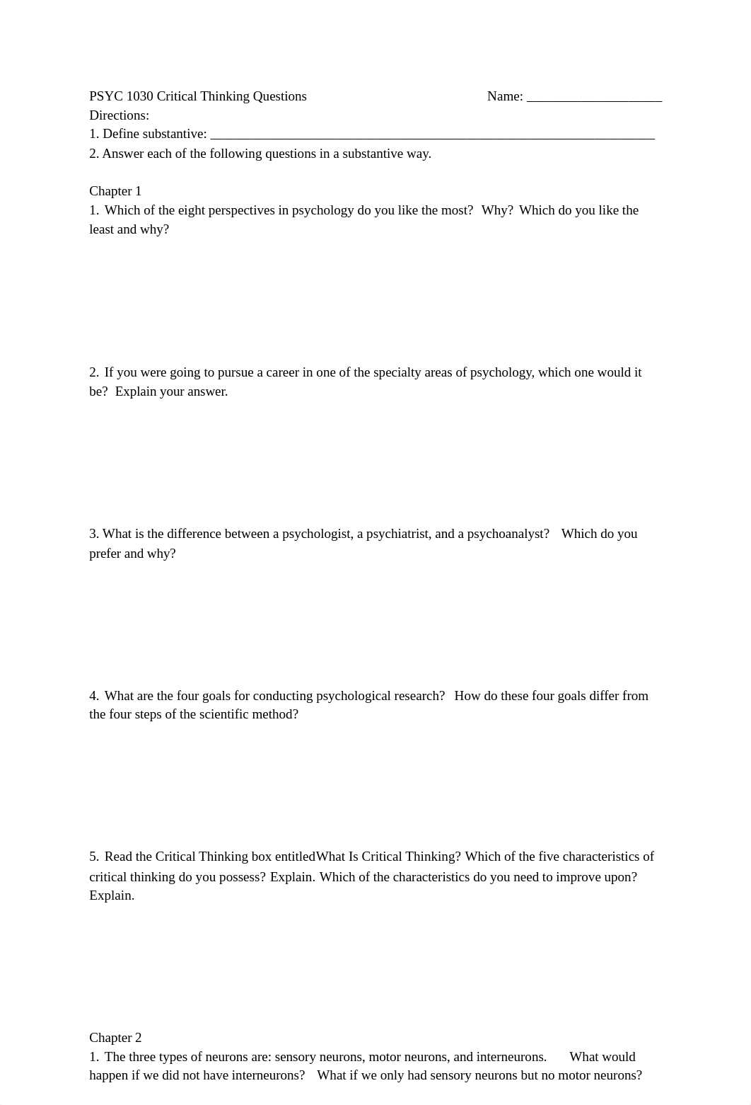 PSYC 1030 Critical Thinking Questions_daj3qcz40h5_page1