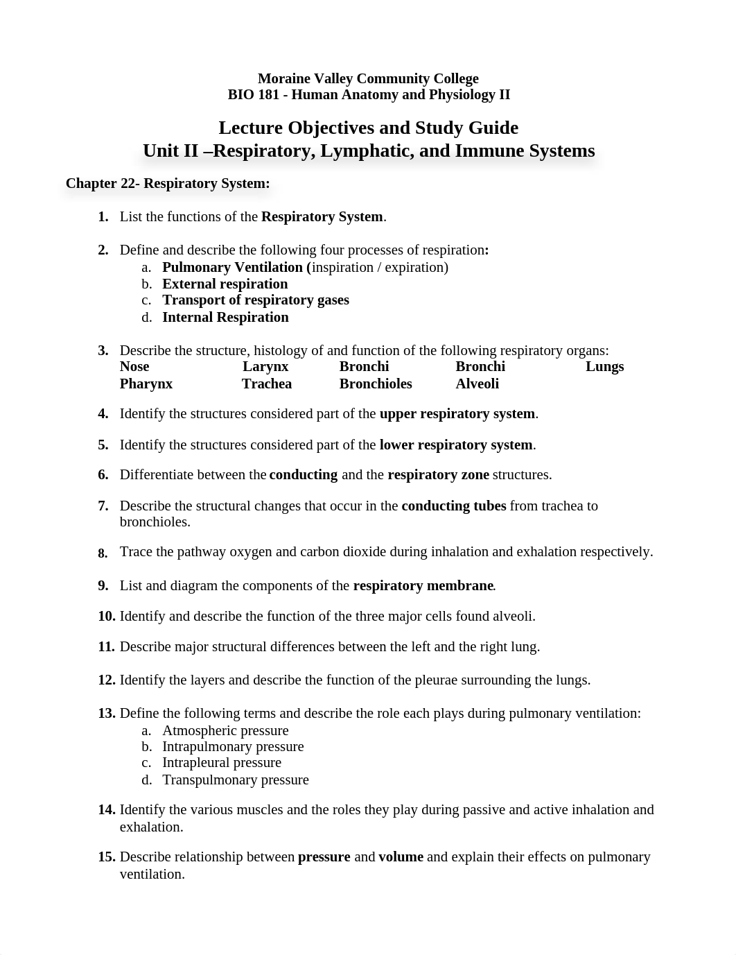 Bio 181 Unit II Lecture Objectives FA20.docx_dajaku3yjfb_page1