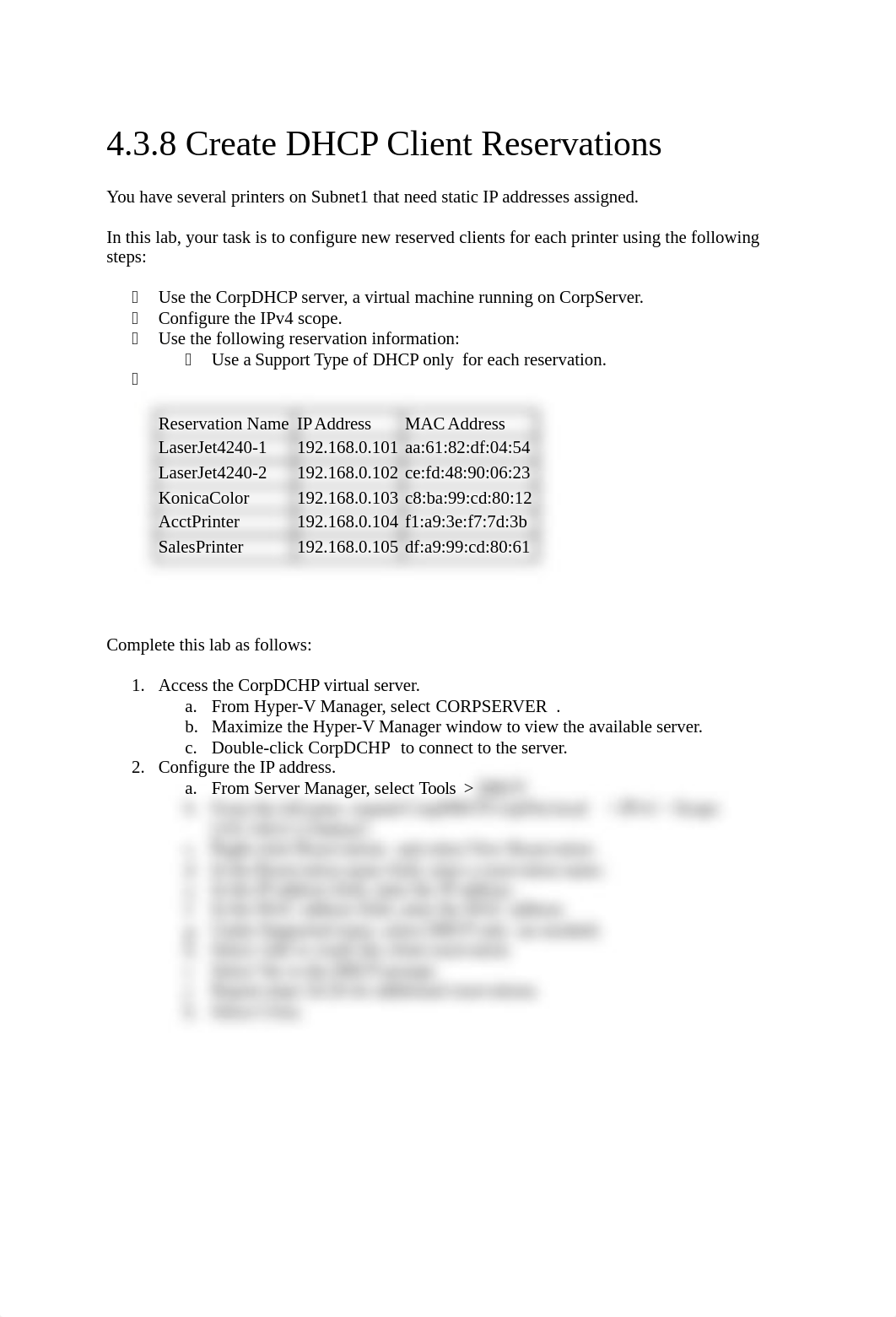 4.3.8 Create DHCP Client Reservations.docx_dajfz01okc5_page1