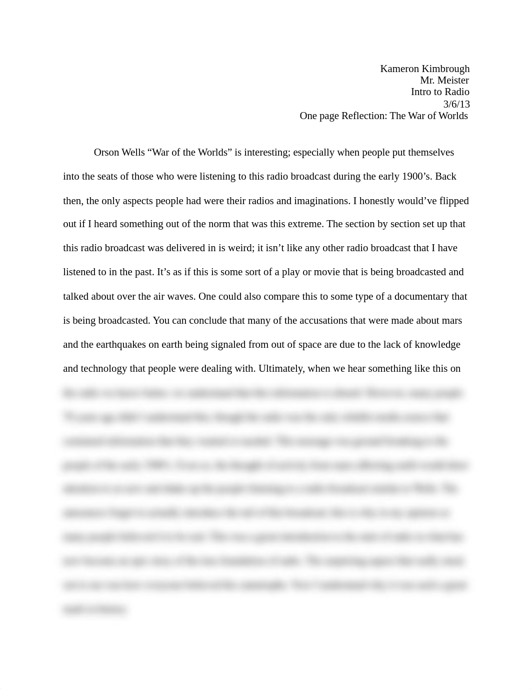 Essay Response to 'War of the Worlds'_dajk0tq8j22_page1