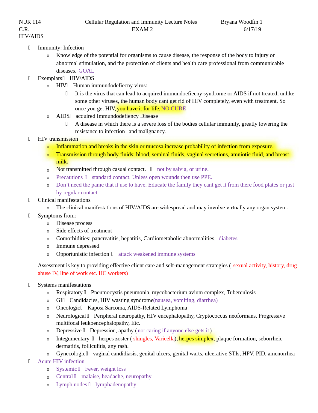 Cellular Regulation Lecture Notes.docx_dajoa8z5ll6_page1