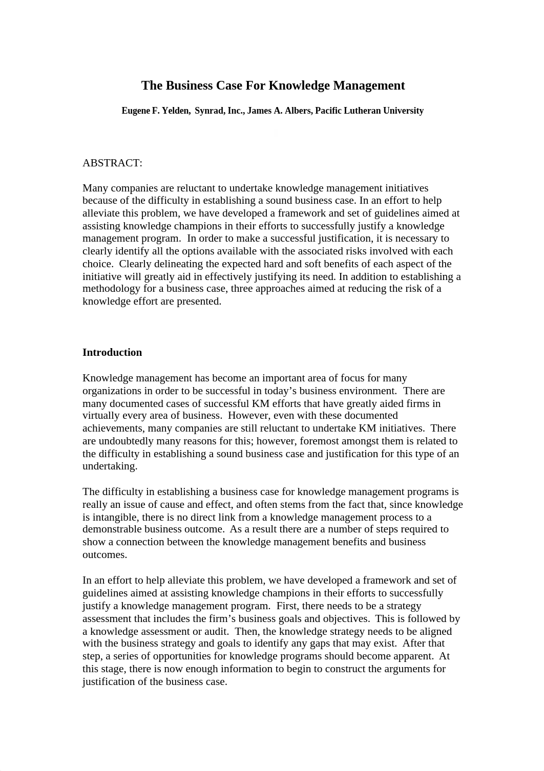 The Business Case For Knowledge Management_dajs84swhdn_page1