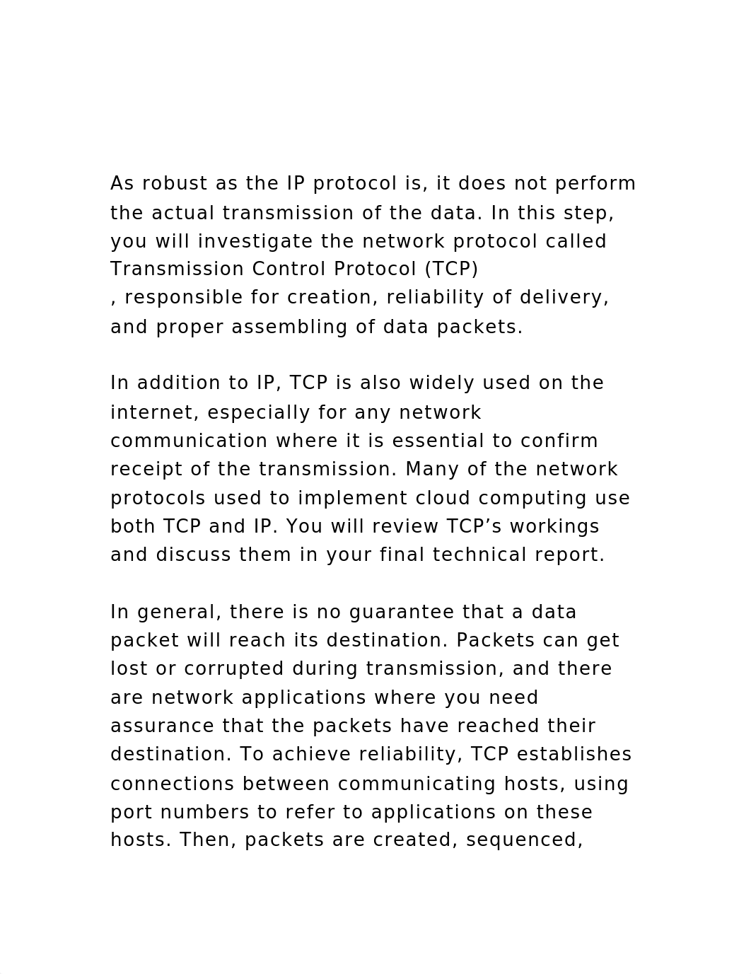 As robust as the IP protocol is, it does not perform the actual .docx_dajv2i2xesc_page2