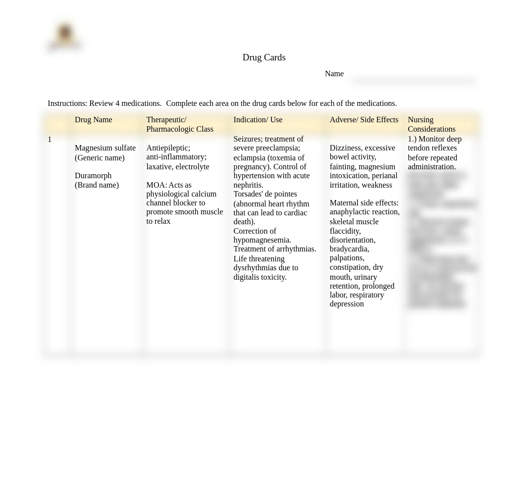 OB Drug Cards Morphine Sulfate.docx_dajy657u2p1_page1