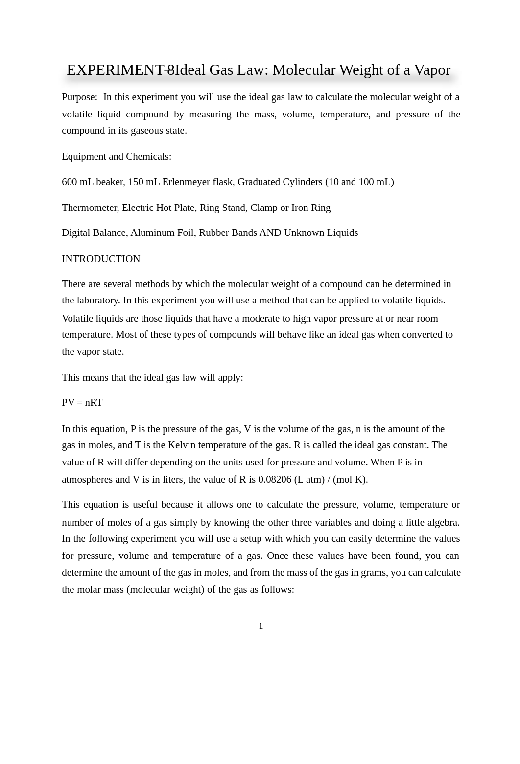 Molar Mass of a Volatile Liquid.pdf_dajy6c9rnah_page1