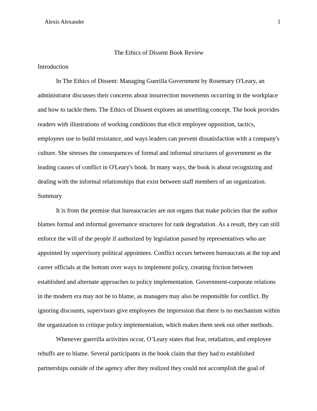 The Ethics of Dissent Book Review.docx_dakcknksl7e_page1