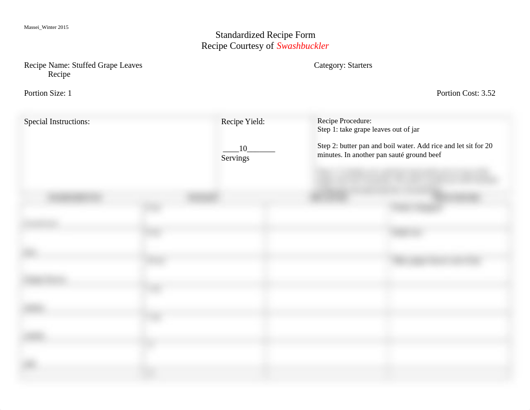 Standardized Recipe for Stuffed grape leaves.docx_dakflvcgdq0_page1