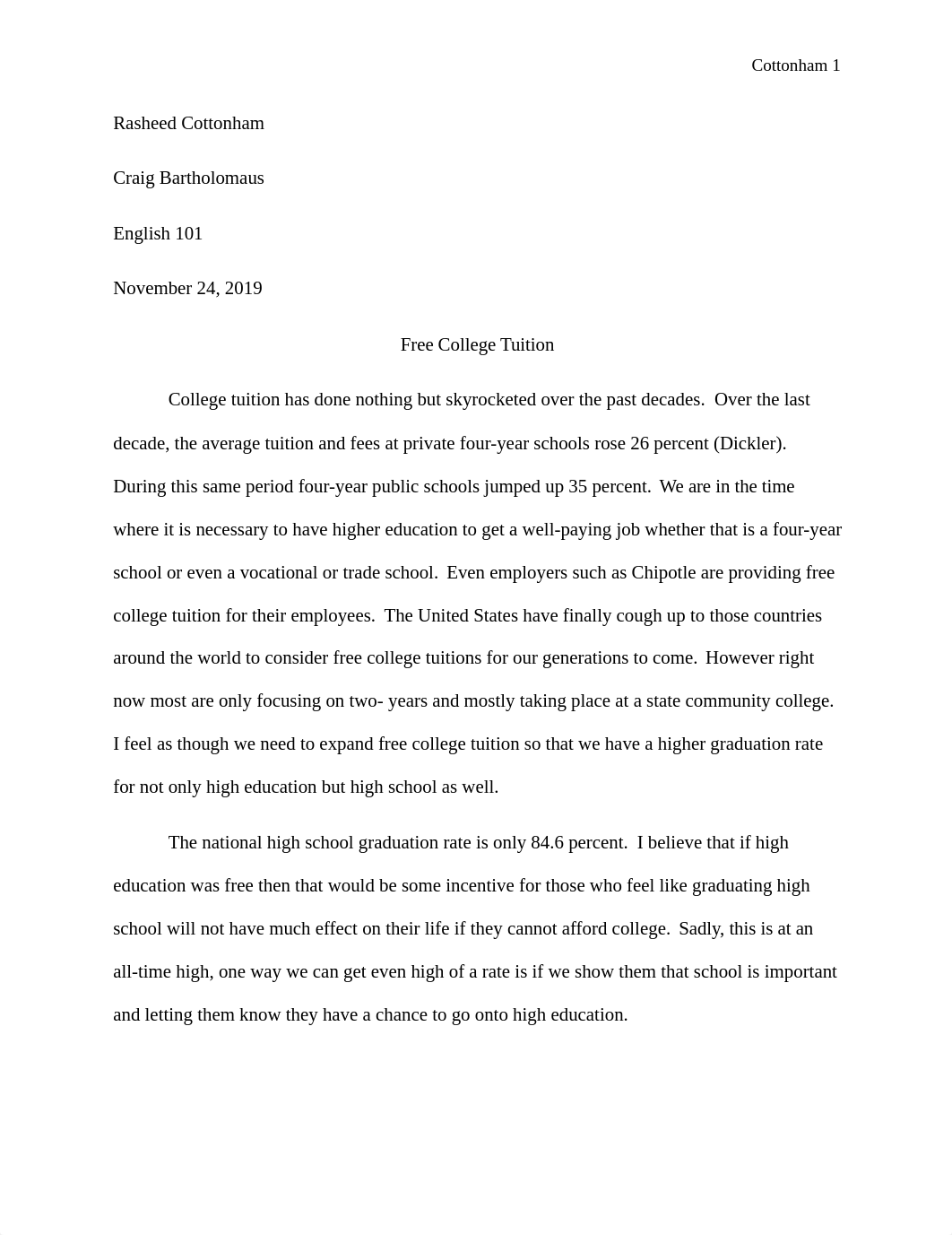 Essay 4 Free College Tuition.docx_dakgj0w0a5r_page1