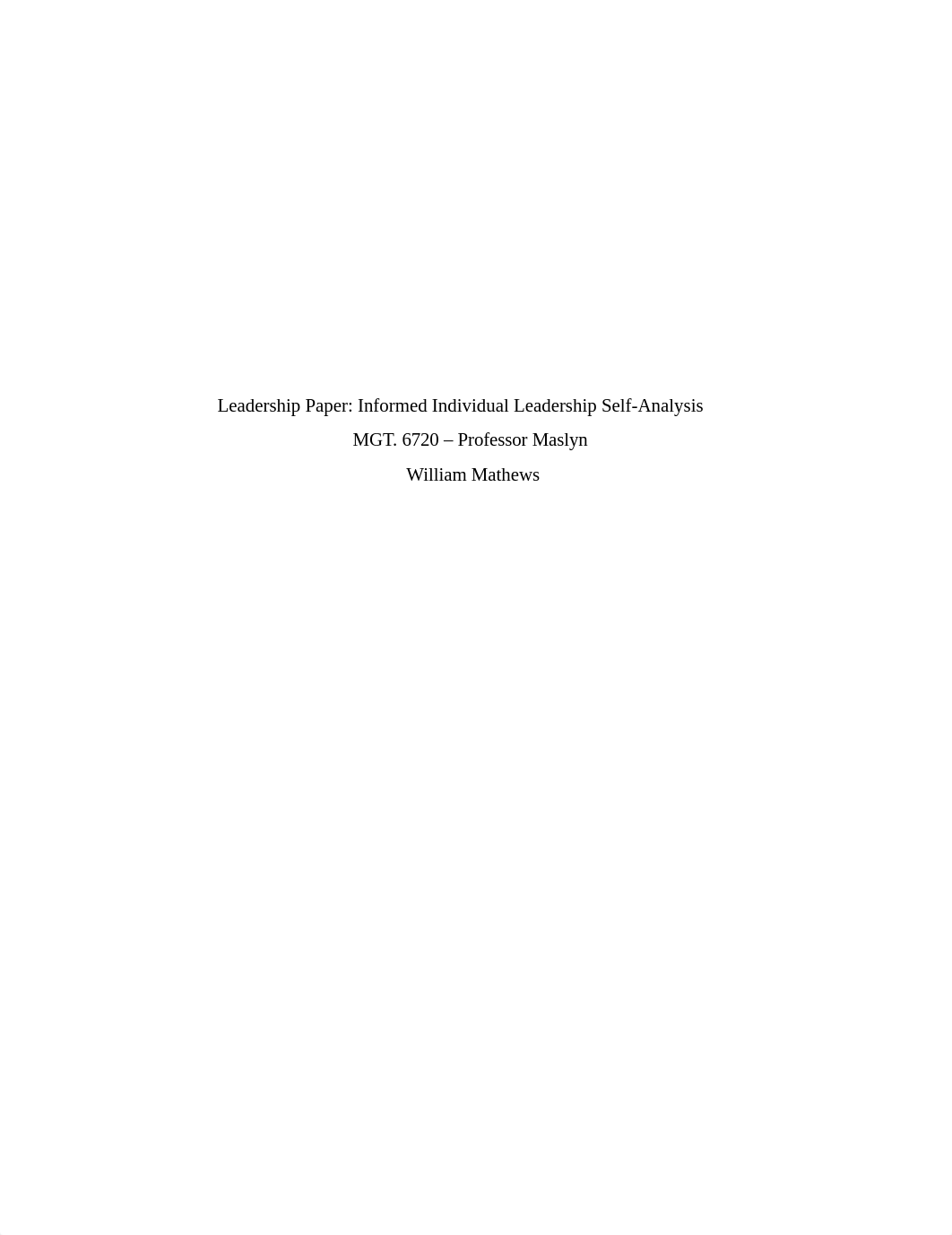 Informed Individual Leadership Self-Analysis - Mathews.docx_daksgb9p53i_page1