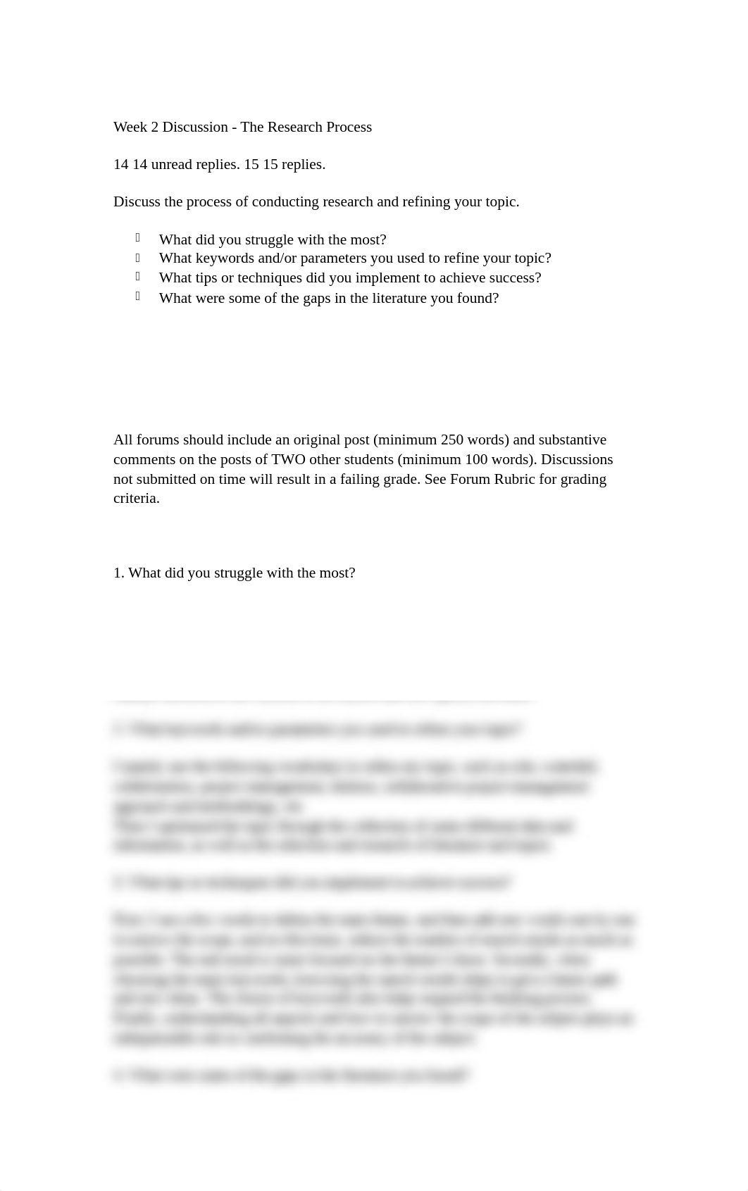 GRAD 695 Week 2 Discussion.docx_dakv0rx6opy_page1