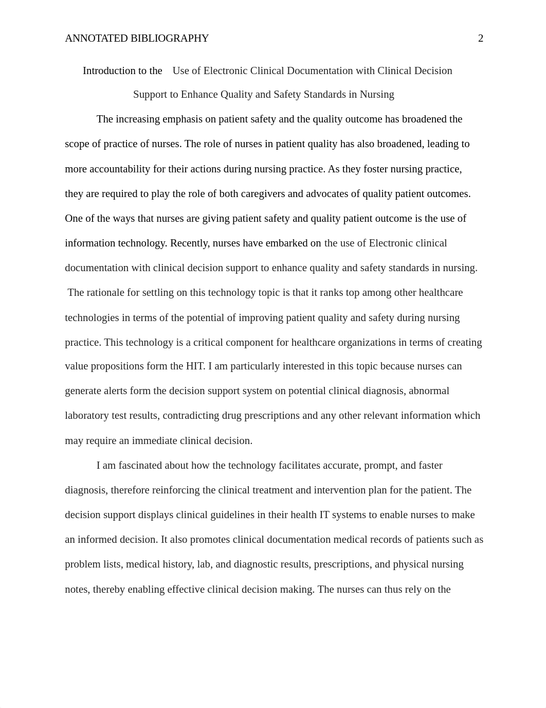 Annotated Bibliography The use of Electronic medical records to enhance quality and safety standards_dal9o1fn2bx_page2