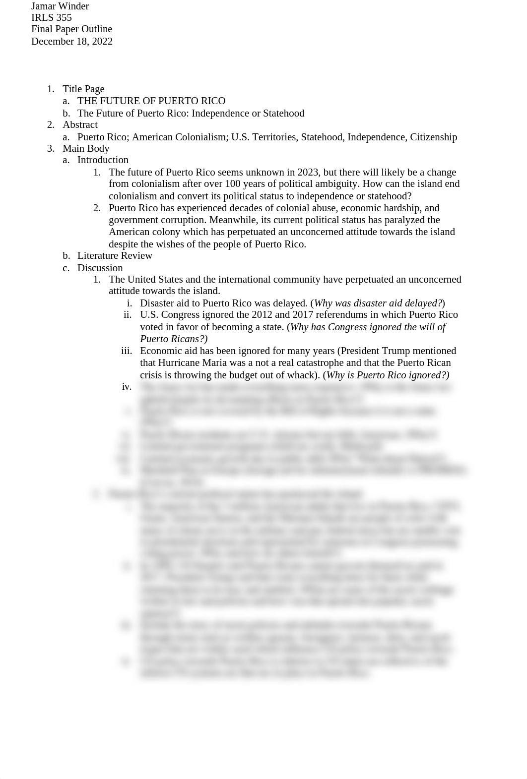 IRLS 355 - Research Paper Outline - Puerto Rico Statehood or Independence.docx_dalgc34cfog_page1