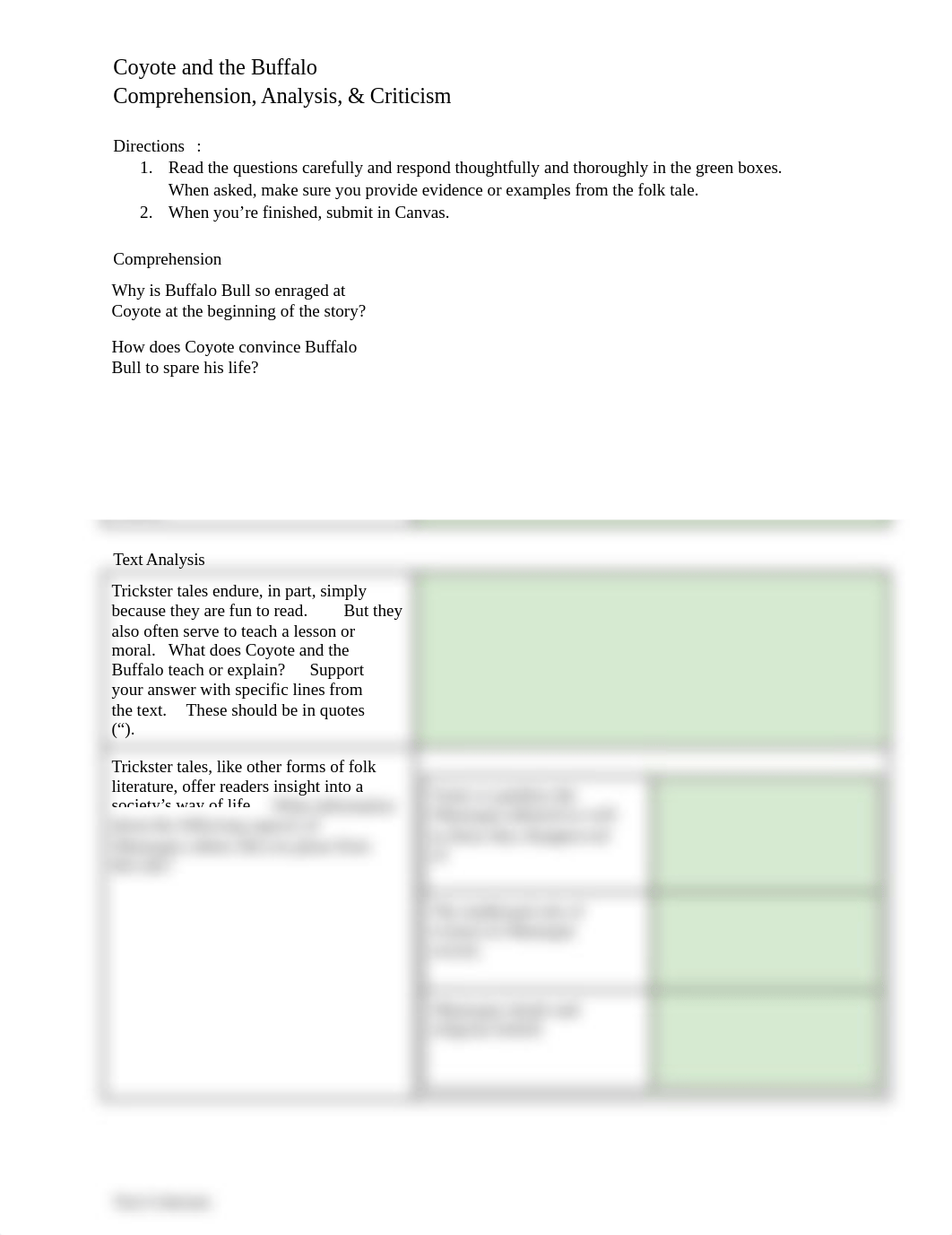 Coyote and Buffalo Comprehension, Analysis, & Criticism-879604-1f3db2.docx_dalpsbagm6a_page1