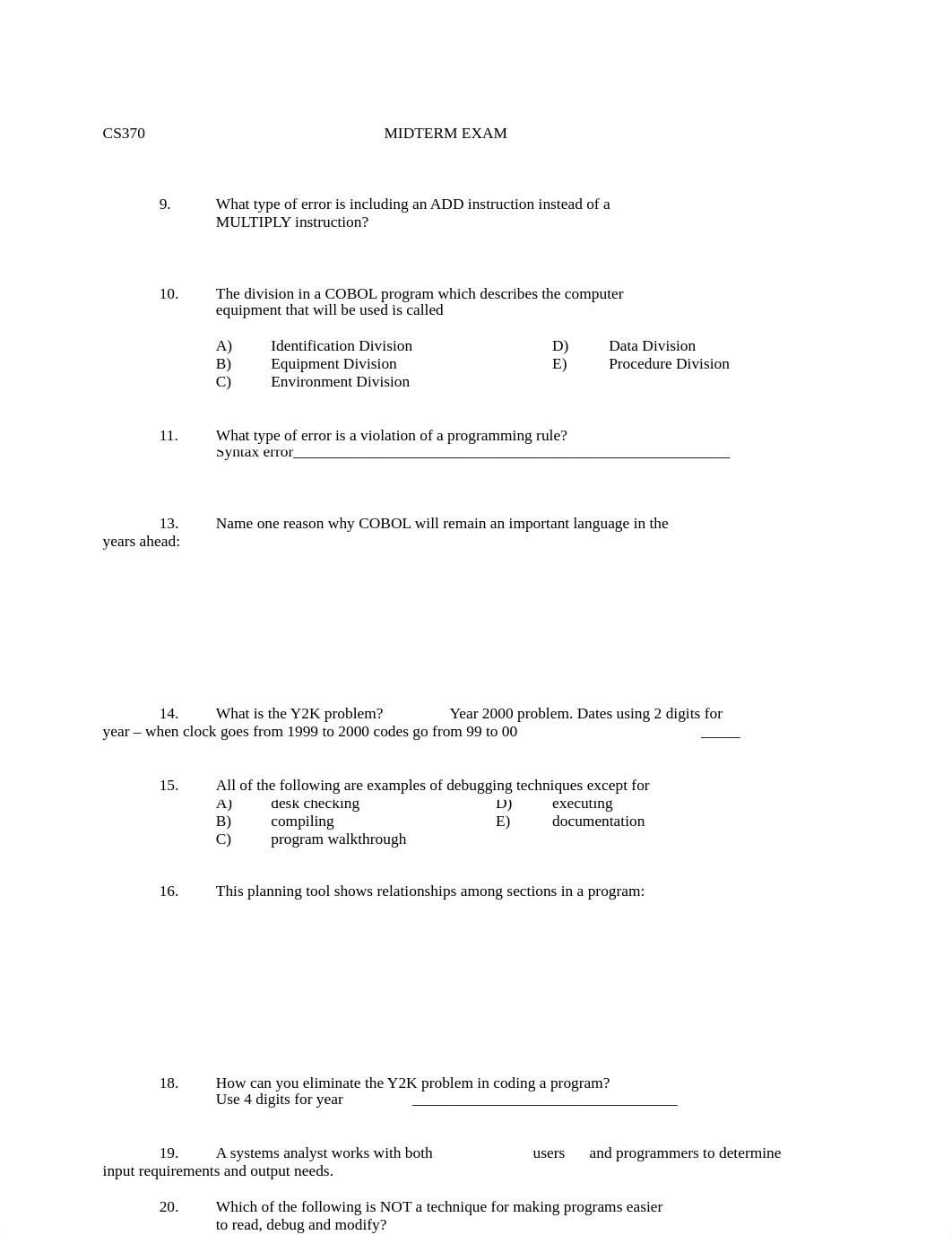 CS370 Midterm practice test Multiply ans.doc_dalswh8dhf8_page1