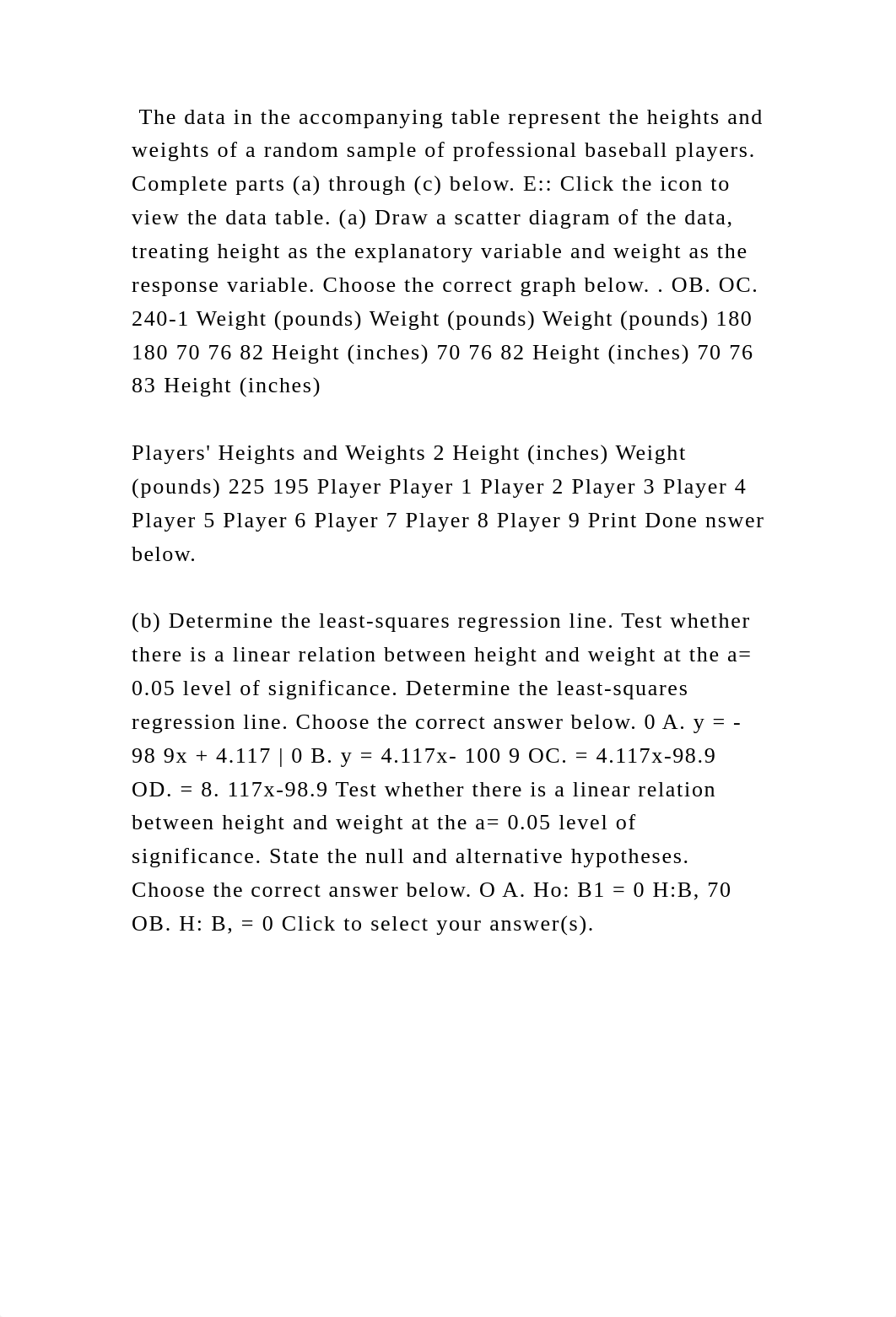 The data in the accompanying table represent the heights and weights .docx_dam65p1eoi6_page2