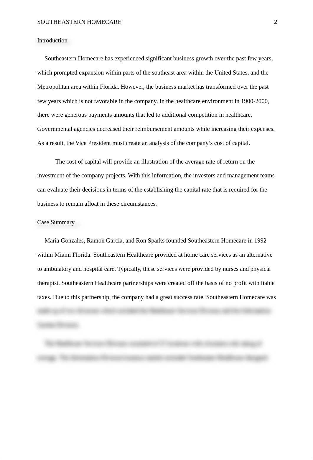 Assignment  7.2-Case Study 4 Case 17 Southeastern Homecare Cost of Capital.docx_dam7896yijt_page2