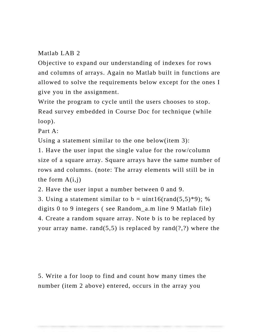 Matlab LAB 2Objective to expand our understanding of indexes for.docx_damkn65mcc0_page2