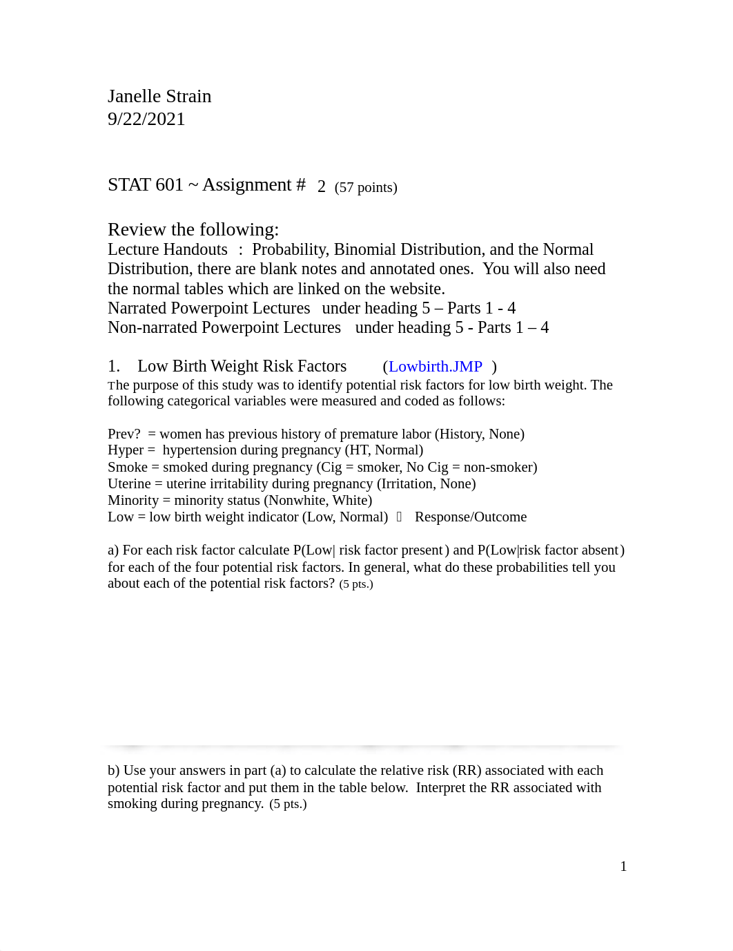 STAT 601 Hw 2 (online).docx_dams60hq00c_page1