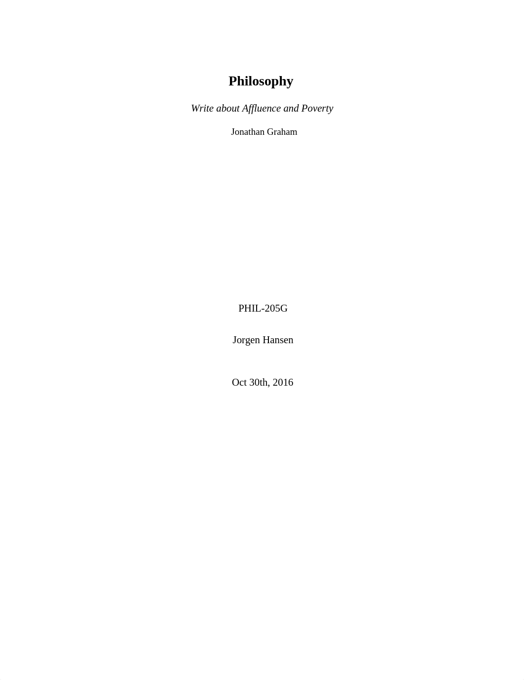 Jonathan's Philosophy 205G-, My Bondage and My Freedom.docx_damxm9b3mre_page1