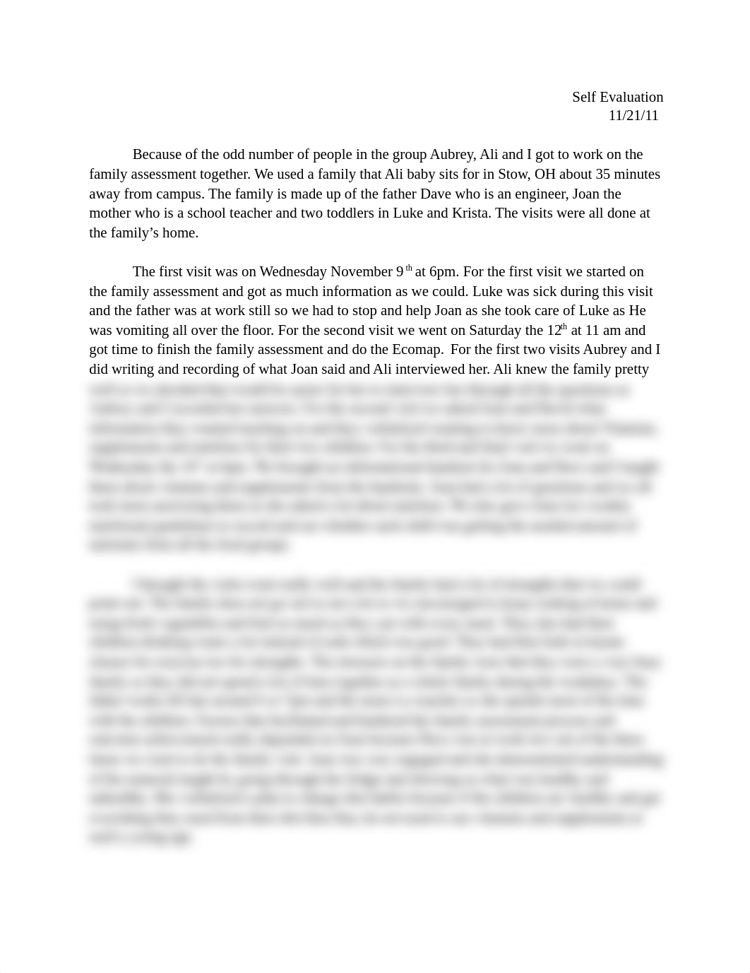 family assessment self evaluation - Paper_damy4xztoxd_page1