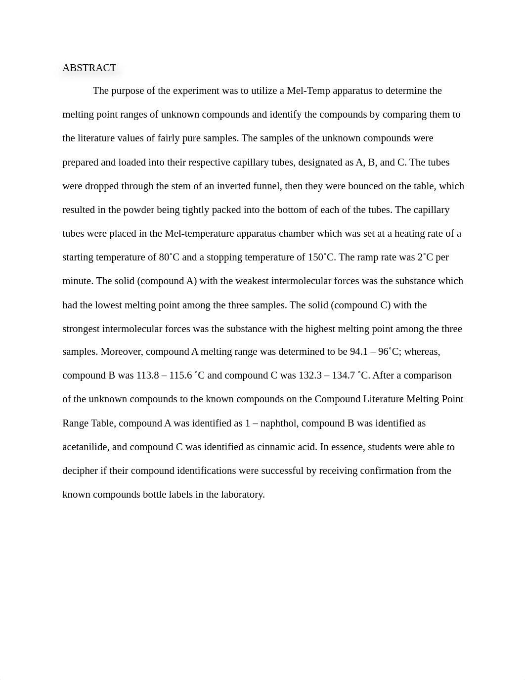 "Determination of Melting Points" Organic Chemistry Lab.docx_dan2qhz86v9_page2