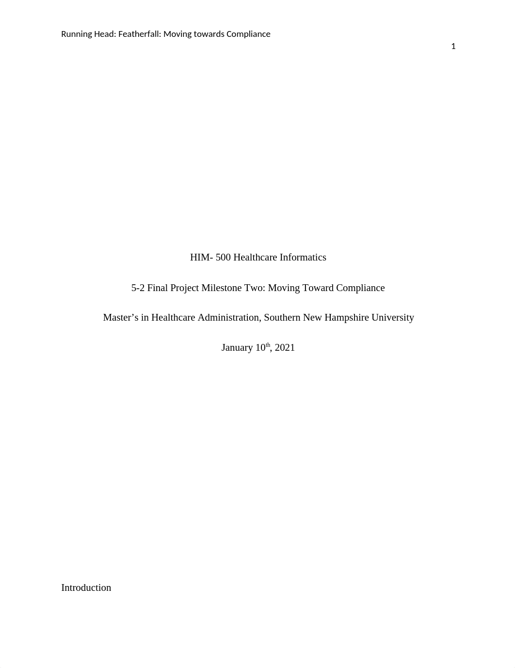 5-2 Final Project Milestone Two- Moving Toward Compliance.docx_danaqlc18nt_page1