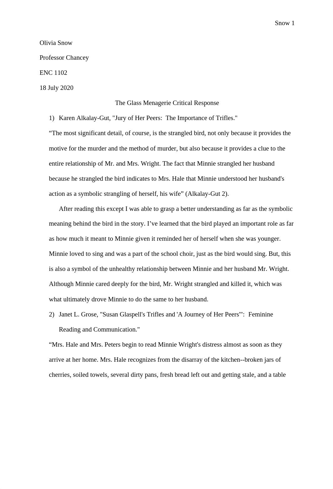 Olivia Snow The Glass Menagerie Critical Response.docx_dankq96oqvx_page1