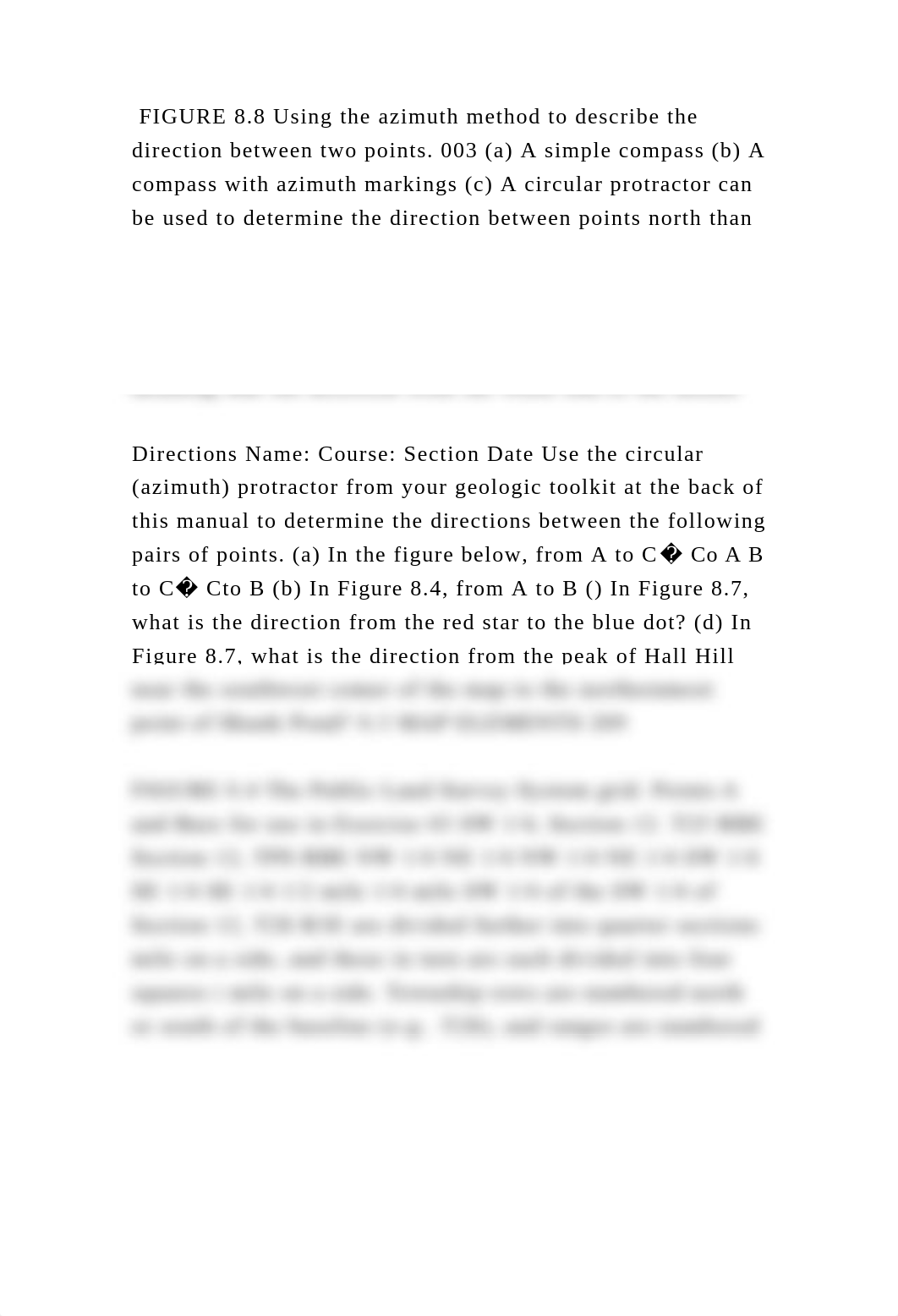 FIGURE 8.8 Using the azimuth method to describe the direction between.docx_danld772iis_page2