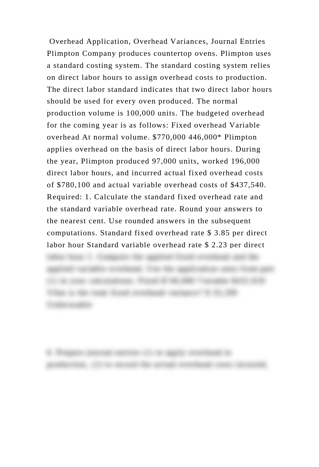 Overhead Application, Overhead Variances, Journal Entries Plimpton Co.docx_danuitxqaxk_page2