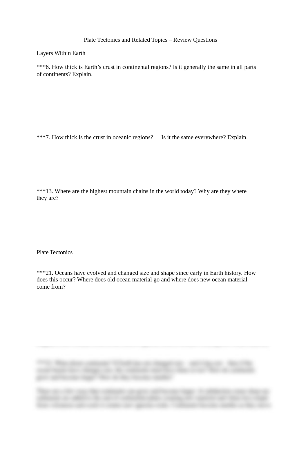 GEO101 Reveiw Questions Week 2.docx_danusgw66du_page1